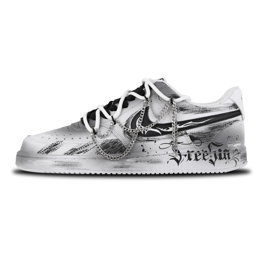 Nike Nike Court Vision 1 Skateboard Shoes Men's Low Top Gray