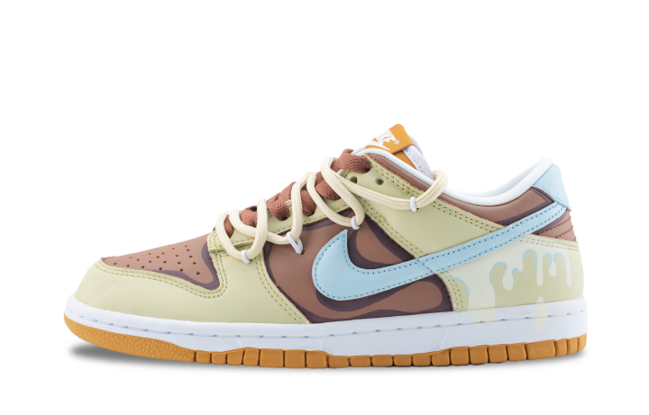 Nike Nike Dunk Ceramic Mist Cushioning Low top Skateboard Shoes Unisex Umber