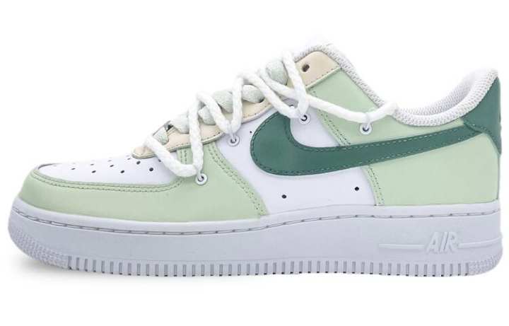 Nike Nike Air Force 1 Skateboard Shoes Women's Low Top White/Green