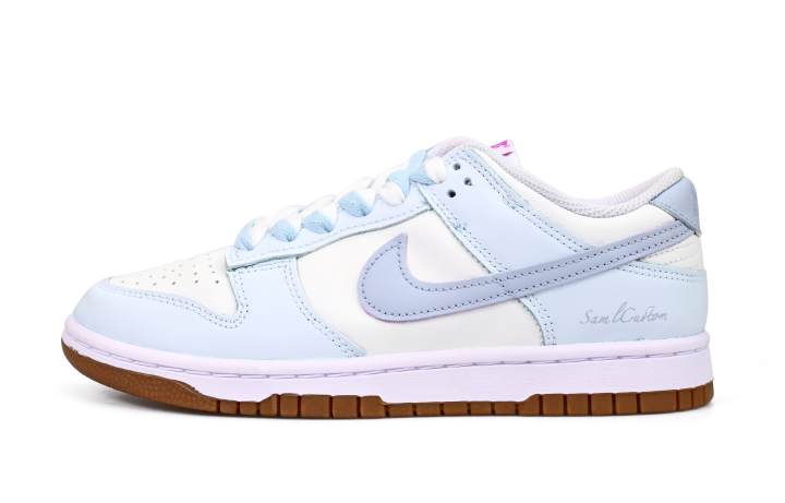 Nike Nike Dunk Low top Skateboard Shoes Women's Dusty Blue