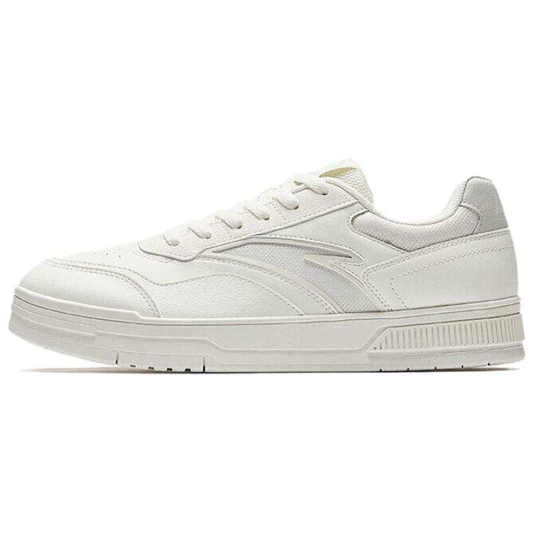 Anta Hundred Rivers Slip Resistant, Abrasion Resistant, Lightweight Low top Skateboard Shoes Men's White Gray