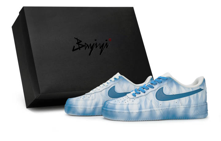 Nike Nike Air Force 1 811 Manufacturing, Frozen Scene, Special Shoe Box Slip Resistant Slip Resistant Low top