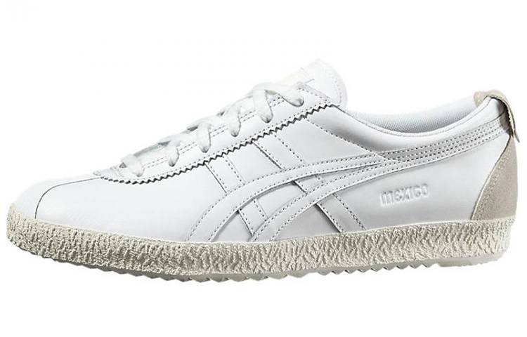 Onitsuka Tiger Mexico Delegation Comfortable Abrasion Resistant Low top Skateboard Shoes Unisex White