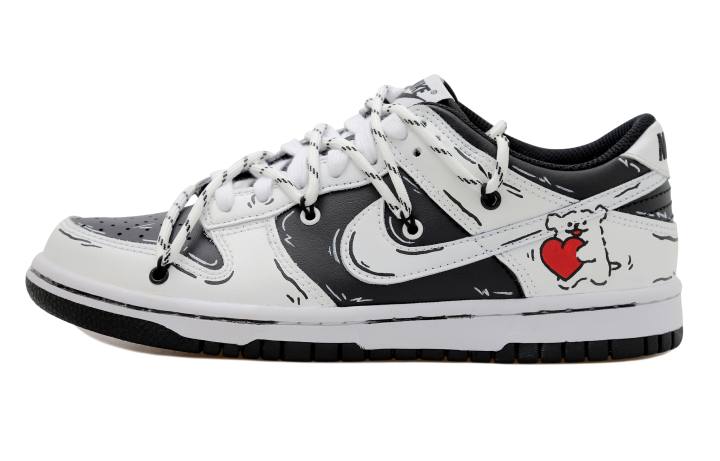 Nike Nike Dunk Leather Slip Resistant Abrasion Resistant Slip Resistant Abrasion Resistant Low top Skateboard Shoes GS