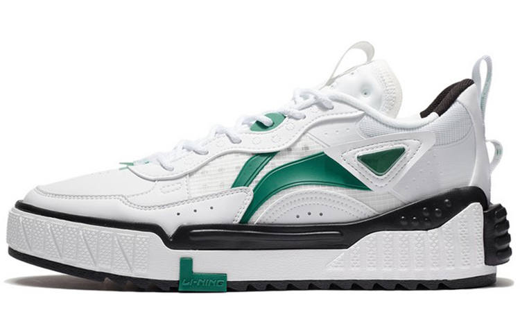 Li-Ning Li Ning New Journey Low top Skateboard Shoes Men's White Green