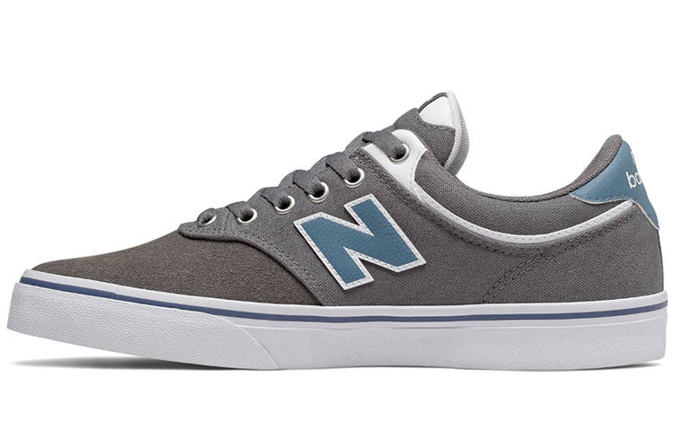 New Balance New Balance NB 255 Comfortable Abrasion Resistant Low top Skateboard Shoes Unisex Gray Blue D Width
