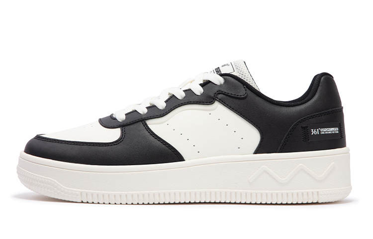 361° Air Force 1 Slip Resistant Abrasion Resistant Low top Skateboard Shoes Men's White Black
