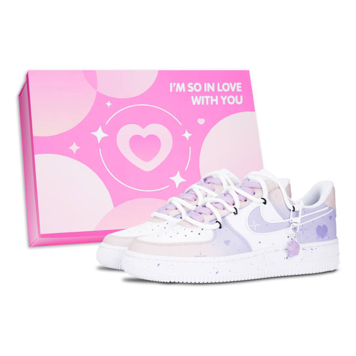 Nike Nike Air Force 1 Air Force 1, Starry Night Leather Slip Resistant Abrasion Resistant Slip Resistant Abrasion Resistant