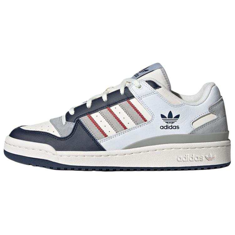 Adidas Originals FORUM CL Low top Skateboard Shoes Unisex White Gray Blue