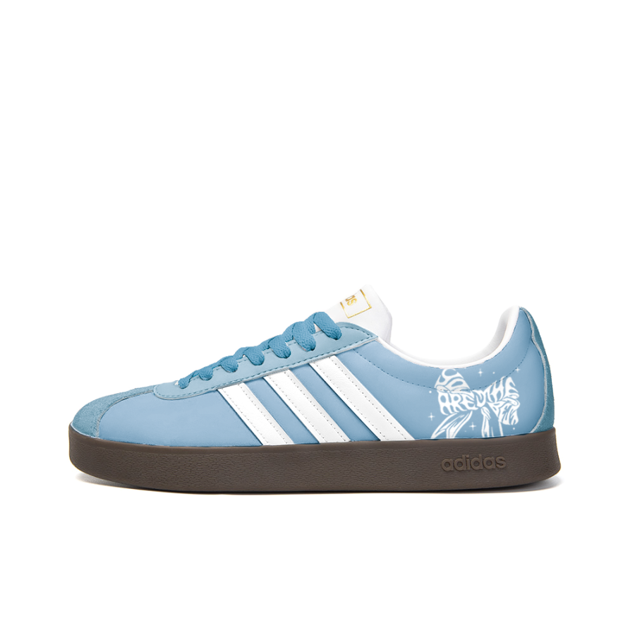 Adidas Neo VL Court 2.0 Abrasion Resistant Abrasion Resistant Low top Skateboard Shoes Unisex Blue