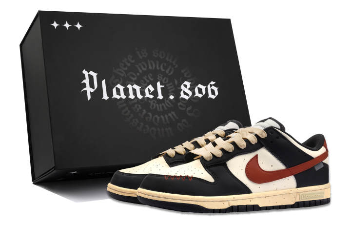 Nike Nike Dunk Abrasion Resistant Balance Abrasion Resistant Balance Low top Skateboard Shoes Unisex Black Red