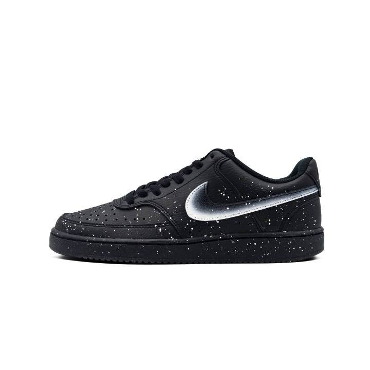 Nike Nike Court Vision Slip Resistant Abrasion Resistant Low top Skateboard Shoes Unisex Black