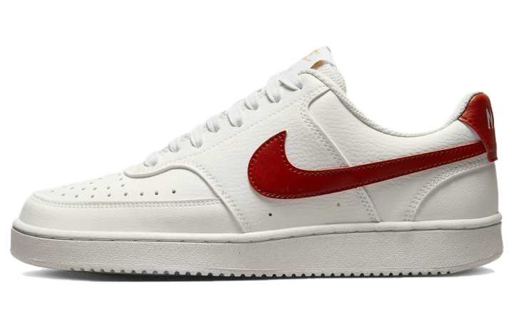 Nike Nike Court Vision Low Minimalist Style Low top Comfortable Skateboard Shoes Women's White Red