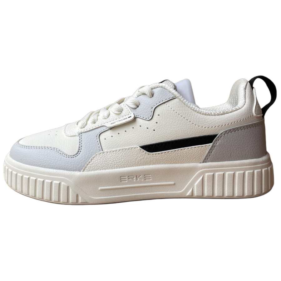Erke Low top Skateboard Shoes Women's White Gray
