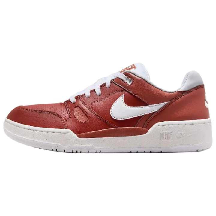 Nike Nike Full Force Abrasion Resistant Low top Skateboard Shoes Unisex Red White