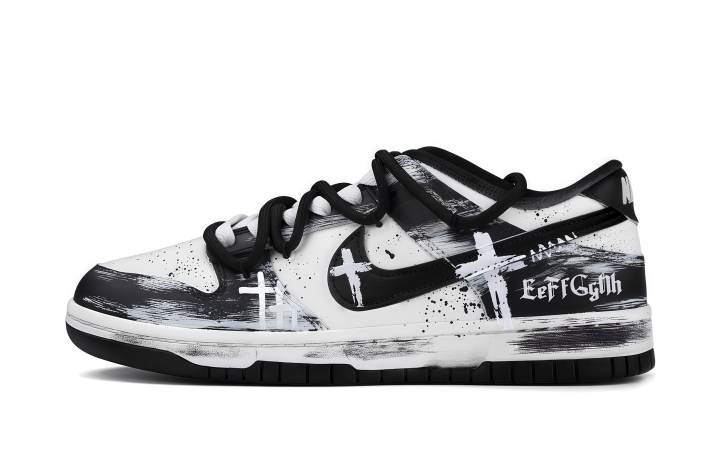 Nike Nike Dunk Cross Ash Low top Skateboard Shoes Unisex Black