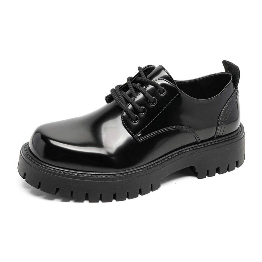 Lanza Casual Leather Shoes Men's Black