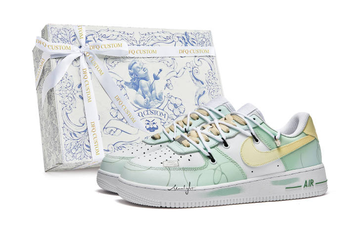 Nike Nike Air Force 1 Box, Geometric Quick Dry Abrasion Resistant Balance Quick Dry Abrasion Resistant Balance Low top
