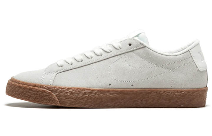 Nike Nike Blazer Slip Resistant Lightweight Non slip Lightweight Low top Skateboard Shoes Men's Ecru