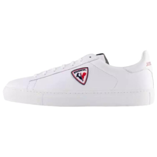 ROSSIGNOL Slip Resistant Abrasion Resistant Low top Skateboard Shoes Unisex White