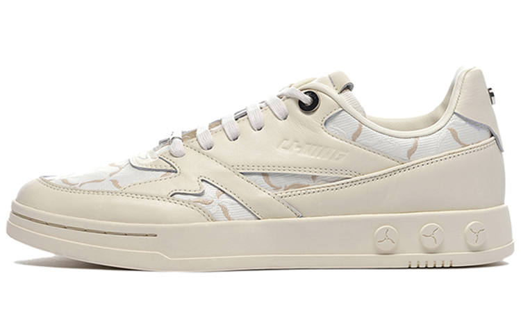 LI-NING 1990 LI NING 1990 Classic Collection Skateboard Shoes Women's Low Top Light Antique Yellow