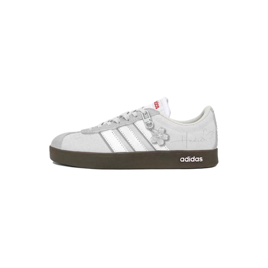 Adidas Adidas VL COURT 2.0 Suede Cushioning, Wear Resistant Low top Skateboard Shoes Unisex Gray