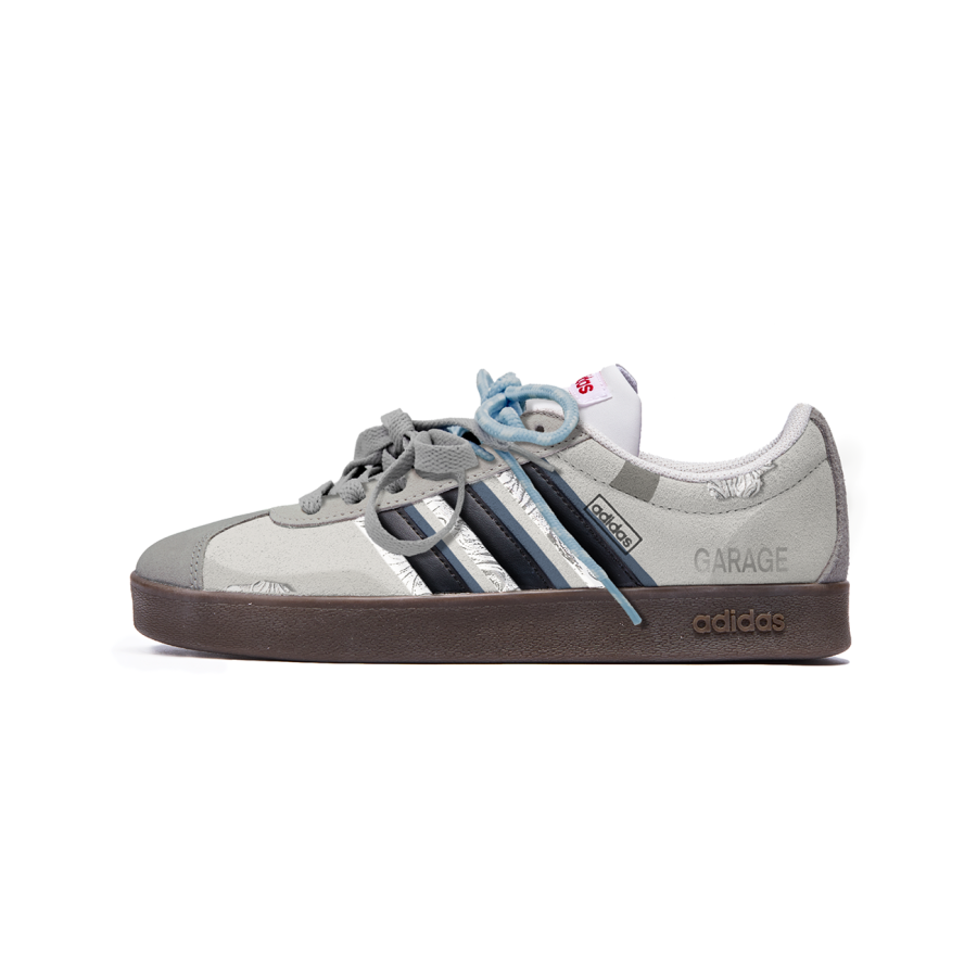 Adidas Neo VL Court Lifestyle Skateboard Shoes Unisex Low Top Gray/Brown