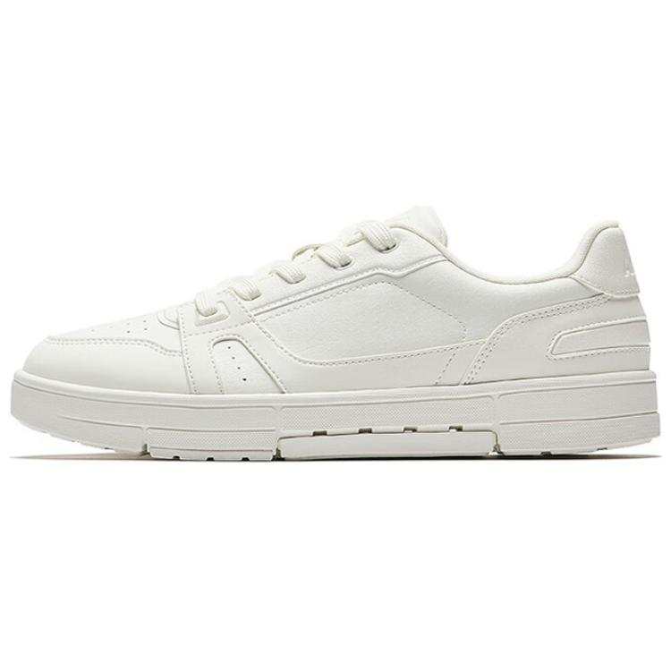 Anta Breathable And Slip Resistant Low top Skateboard Shoes Men's White