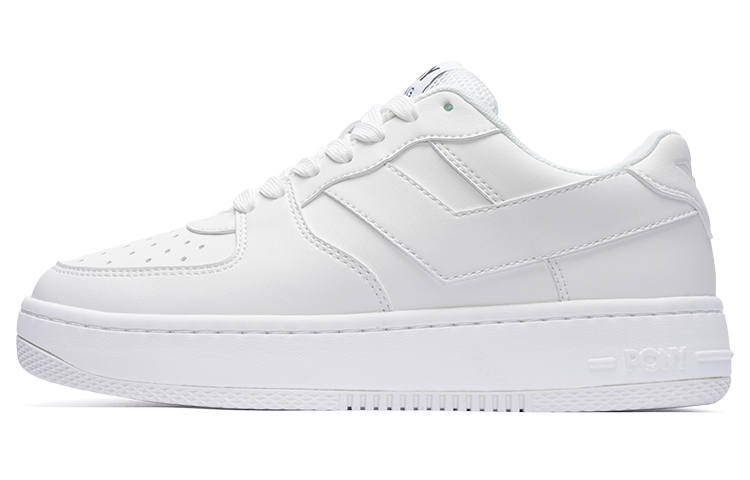 Pony Pony Lighting Low top Skateboard Shoes Unisex White