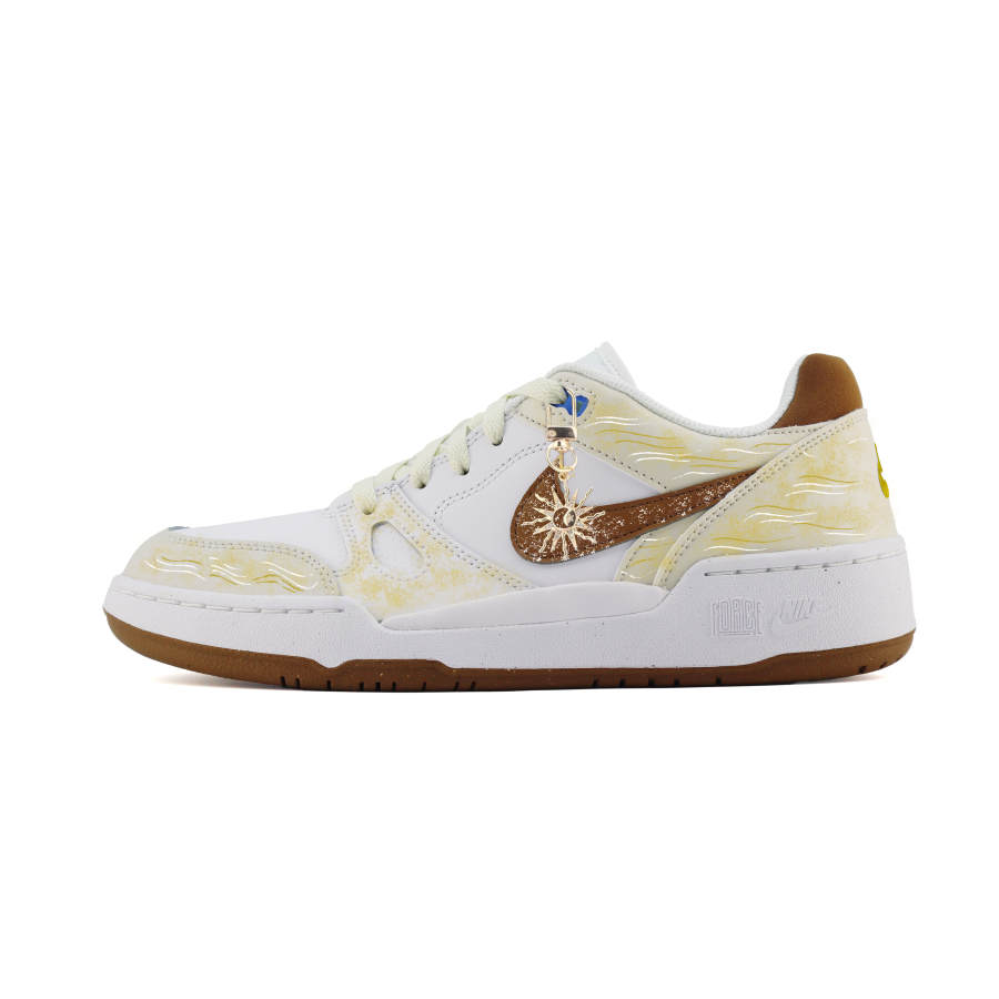 Nike Nike Full Force Sun God Comfortable Abrasion Resistant Low top Skateboard Shoes Unisex Gold