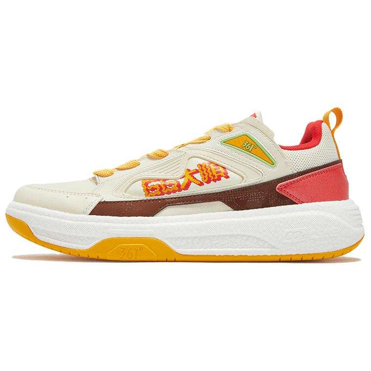 361° Low top Skateboard Shoes Men's Beige Pink
