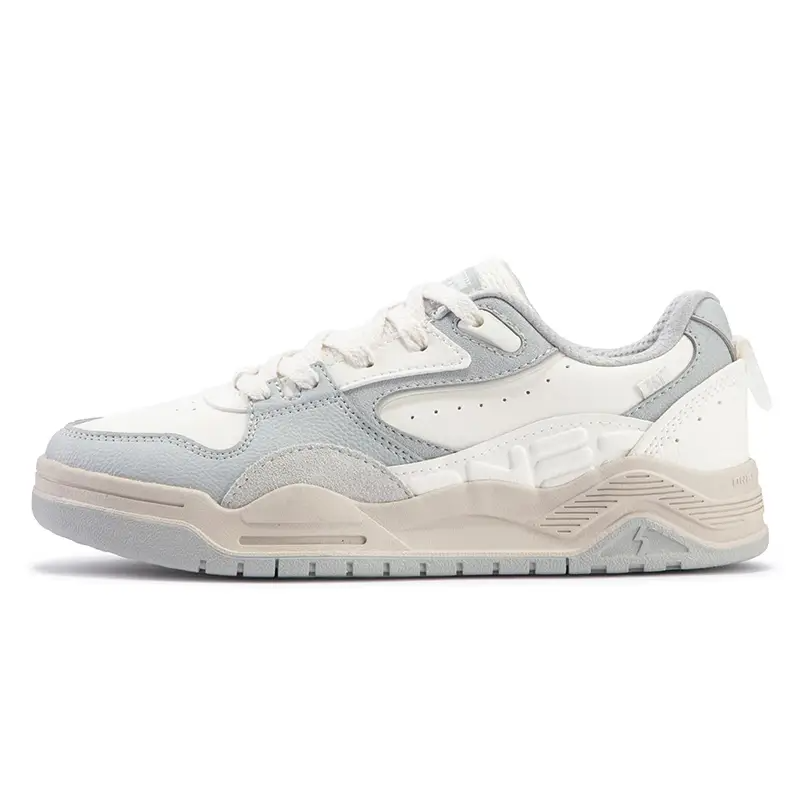 361° Xingran 4 Abrasion Resistant Abrasion Resistant Low top Skateboard Shoes Women's White Gray