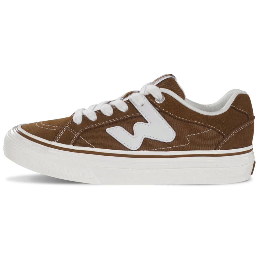 Ollieskate Wear resistant And Lightweight Low top Skateboard Shoes Unisex Coffee