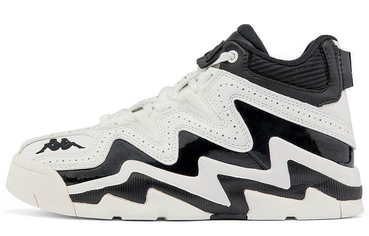 Kappa Mid top Skateboard Shoes Unisex Black White