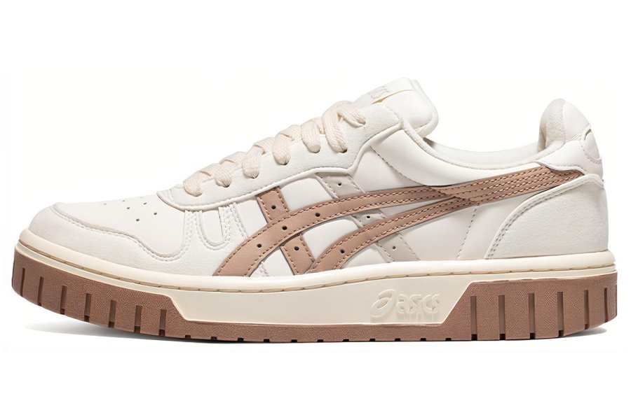 ASICS Court Mz Retro Casual Skateboarding Shoes Unisex White Brown