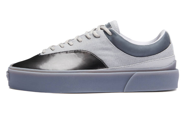 EQLZ EQUALIZER EQLZ EQUALIZER Fault 22 Lo Slip Resistant Abrasion Resistant Low top Skateboard Shoes Unisex Silver Sand