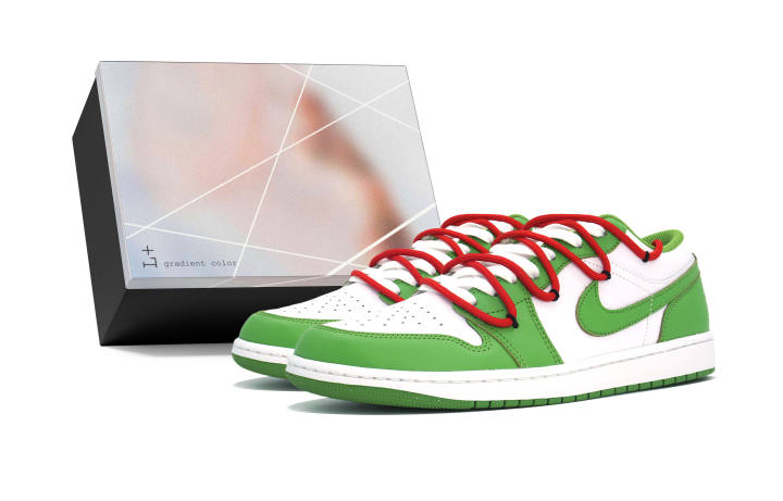 Jordan Jordan Air Jordan 1 Low top Skateboard Shoes Men's Green