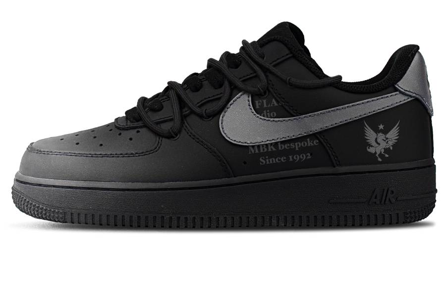 Nike Nike Air Force 1 Night Attack On The Woman Abrasion Resistant Abrasion Resistant Low top Skateboard Shoes Women's