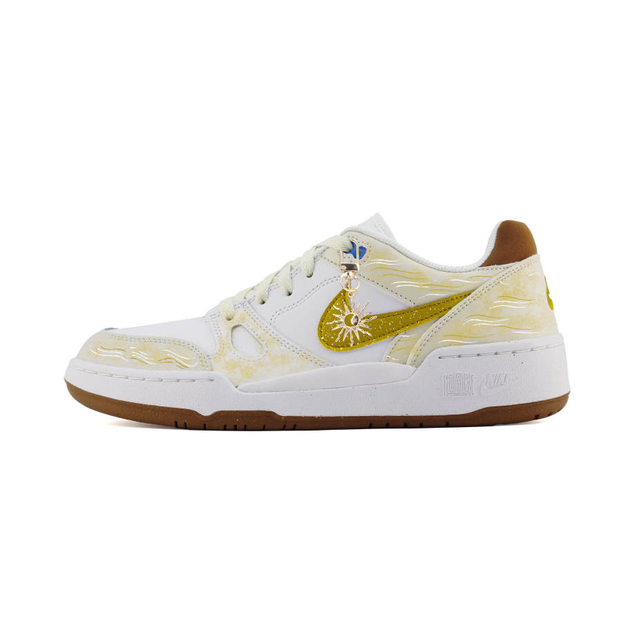 Nike Nike Full Force Sun God Abrasion Resistant Abrasion Resistant Low top Skateboard Shoes Unisex Gold