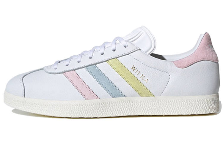 Adidas Originals Adidas Gazelle Shoes 'White Yellow Blue Pink'