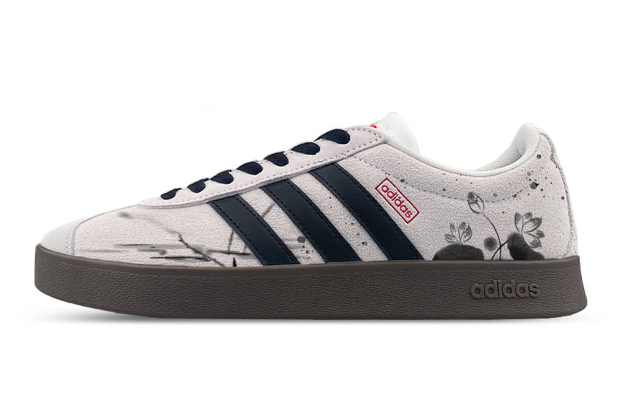 Adidas Neo VL Court 2.0 Low top Skateboard Shoes Unisex Gray