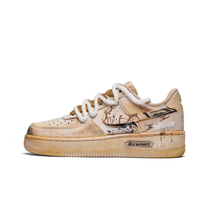 Nike Nike Air Force 1 Burn Mark Leather Abrasion Resistant, Lightweight, Balanced Abrasion Resistant, Lightweight, Balanced