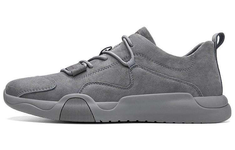 Jeep Low top Vintage Skateboard Shoes Men's Gray