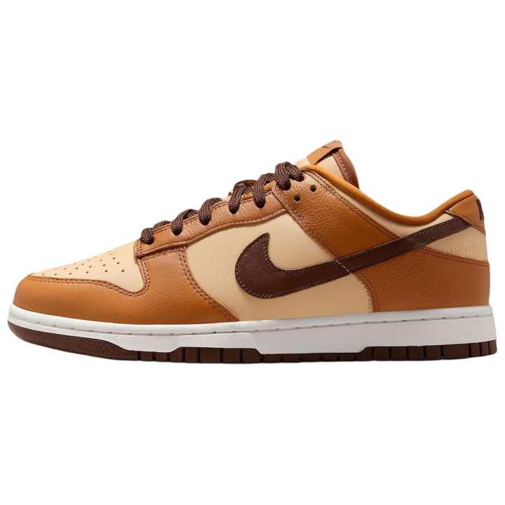 Nike Nike Dunk Low top Skateboard Shoes Women's Beige Brown
