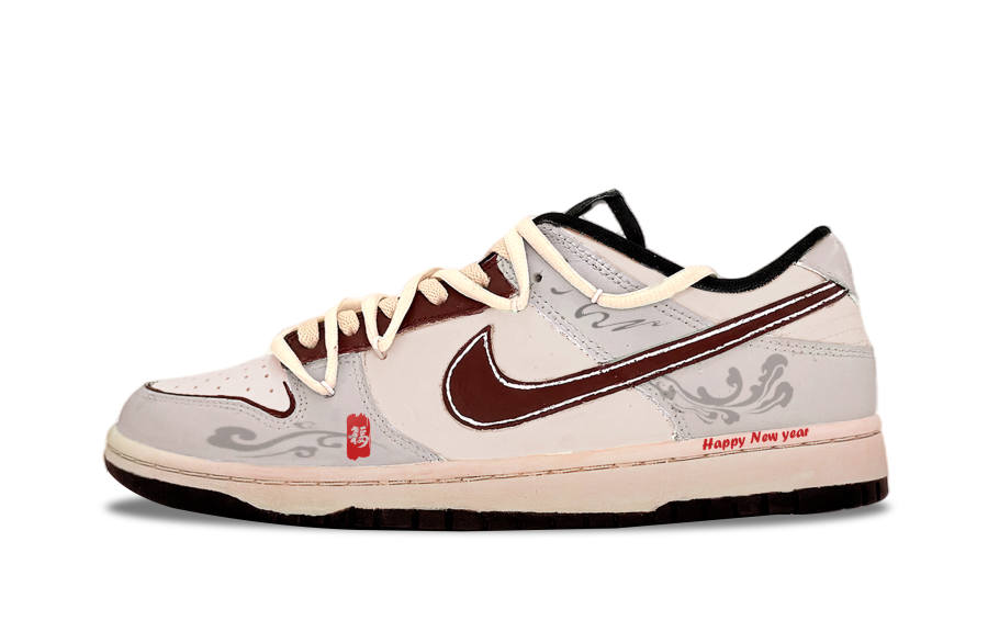 Nike Nike Dunk Blessing Throughout The Journey Leather Wear resistant And Lightweight Low top Skateboard Shoes Unisex