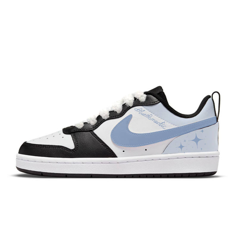 Nike Nike Court Borough Sea Of Clouds Starry Sky Low top Skateboard Shoes Women's Blue Black