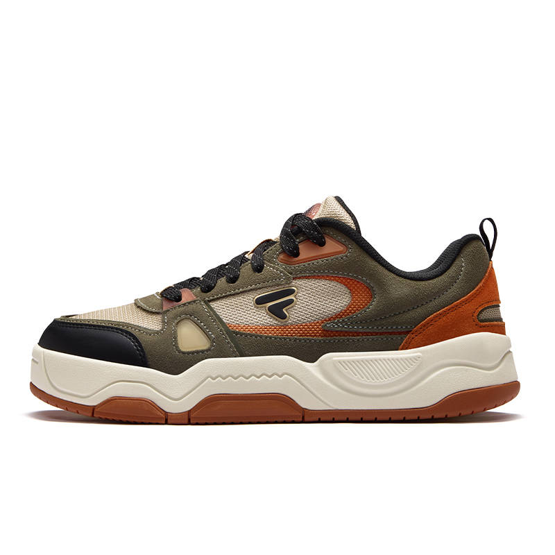 FILA FUSION BANK II Low top Skateboard Shoes Men's Light Brown Umber