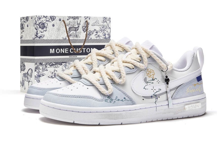 Nike Nike Court Borough 2 Line Of Light And Shadow, Flower Isle Slip Resistant Abrasion Resistant