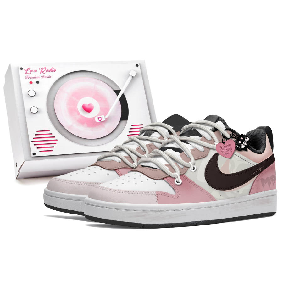 Nike Nike Court Borough Freedom Panda, Box, Heart Signal Slip Resistant Abrasion Resistant Slip Resistant Abrasion Resistant