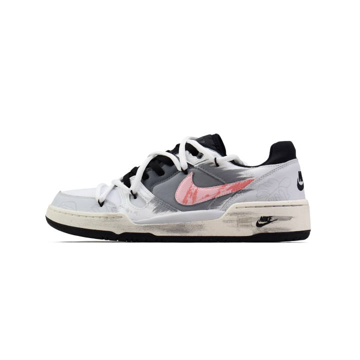 Nike Nike Full Force Cushioning Low top Skateboard Shoes Men's Gray White